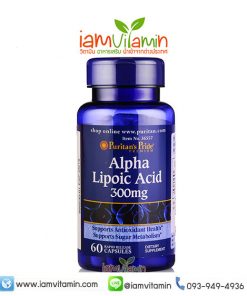 Puritan's Pride Alpha Lipoic Acid (ALA) 300 mg 60 Capsules