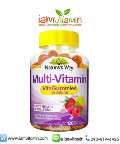 Nature's Way Vita Gummies Multi Vitamin for Adults 120 วิตามินรวม
