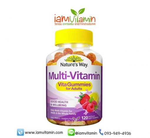 Nature's Way Vita Gummies Multi Vitamin for Adults 120 วิตามินรวม