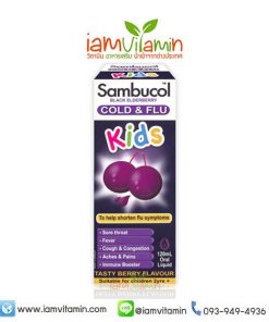 Sambucol Black Elderberry Cold & Flu Kids 120ml