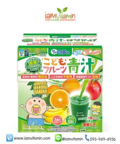 Aojiru Children's Fruit อาโอจิรุ ต้นอ่อนกรีนบาร์เลย์ เด็ก