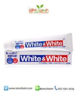ยาสีฟันญี่ปุ่น LION White & White