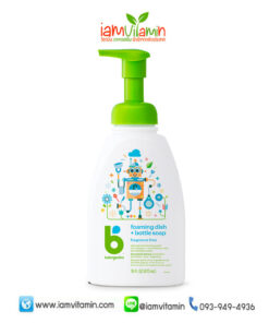 foaming dish + bottle soap, fragrance free